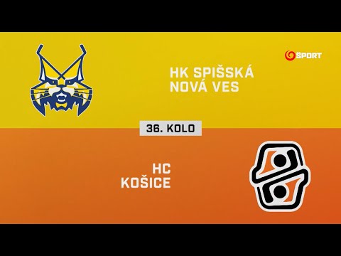 36. kolo: HK Spišská Nová Ves - HC Košice 3:2 (HIGHLIGHTY)