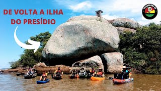 De volta a ilha do presdio - Rio Guaba/Porto Alegre - Remada de caiaque-expedio de caiaque