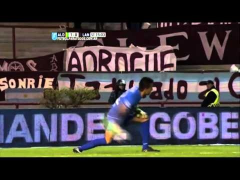 Tapó Ibañez. Aldosivi 1 - Lanús 0. Fecha 27. Primera División 2015. FPT.