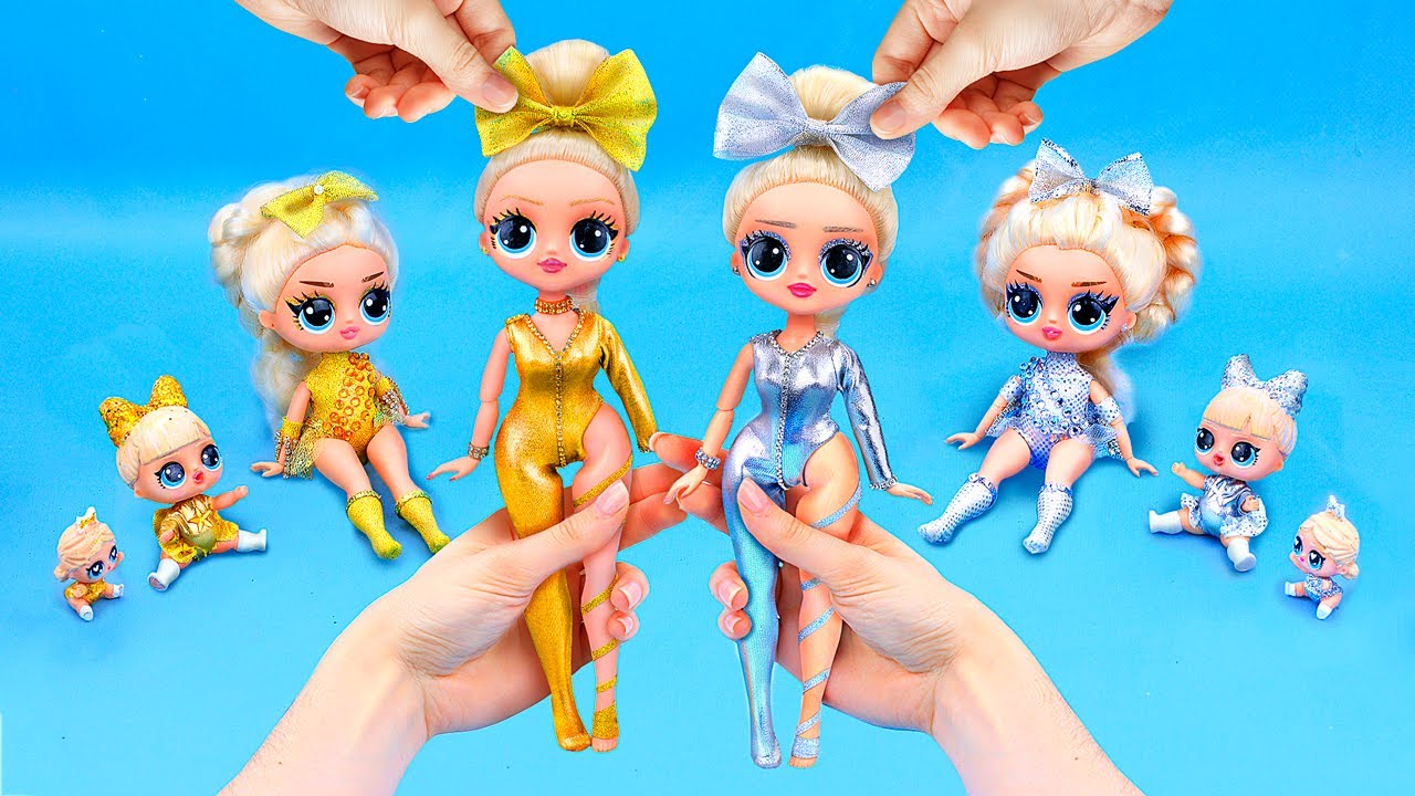 ゴールディーとシルヴィー: 体操選手の双子の姉妹が輝く！L.O.L. OMGのための9つのDIY