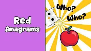 Can You Unscramble These Red Words Before Time Runs Out ⏱️🦉