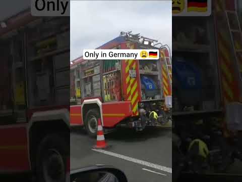 German emergency service is top notch in the whole world! 🥺😍🇩🇪 #traffic #germany