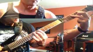 SLAYER - Hallowed Point (guitar cover w/ solos)
