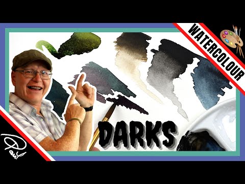 MIXING DARK WATERCOLORS (in 6 Easy Ways)