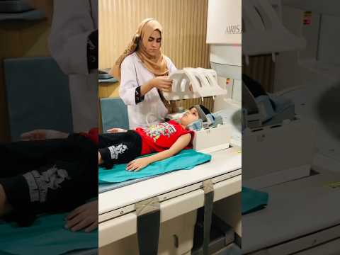 Exploring a Kid’s Brain MRI in an Open MRI Machine | Comfort and Care#highlights #viralvideo