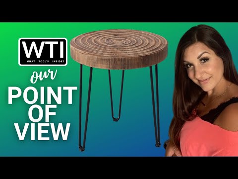 NXN-HOME Natural Edge Side Table - WTI product video review