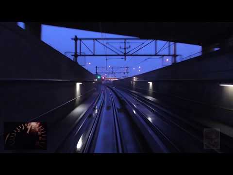 Riding with the train driver from Hoofddorp naar Amersfoort. (with speedometer)