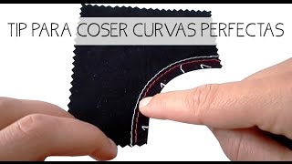 ¡Tip para coser curvas perfectas!
