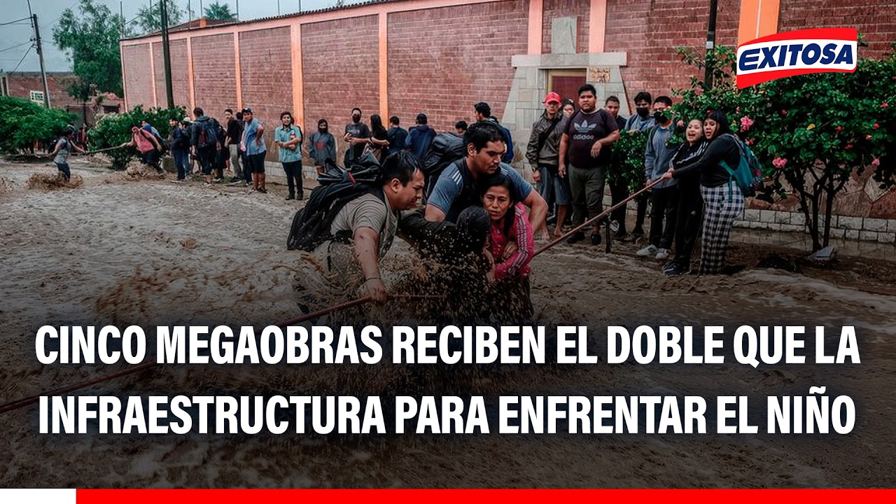 🔴🔵 Presupuesto 2027: Cinco megaobras reciben el doble que la infraestructura para enfrentar El Niño