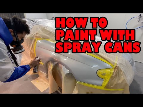 How to paint with Spray Cans