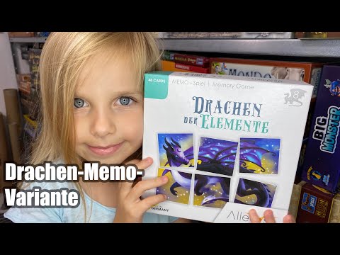Drachen der Elemente (Alleovs) - ab 5 Jahre - Drachen Memo Variante
