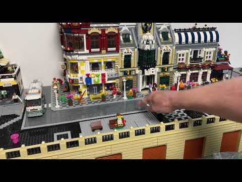 Dietmar´s Brick-World (69) 3.Ebene - Fassade Fliesen und Straßenbau