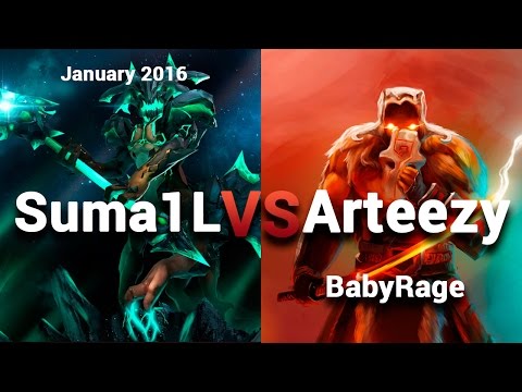 Dota 2 - Sumail OD vs Arteezy juggernaut babyrage quit low priority february 2016