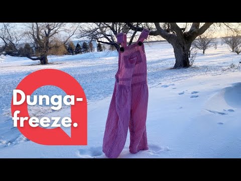 A grandma hung out granddaughter’s overalls and froze solid in just 5 minutes | SWNS