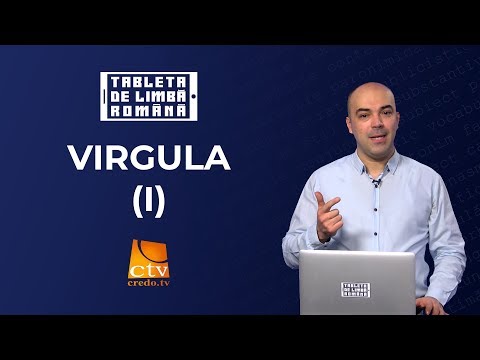 26. Tableta de limbă română - Virgula (1)