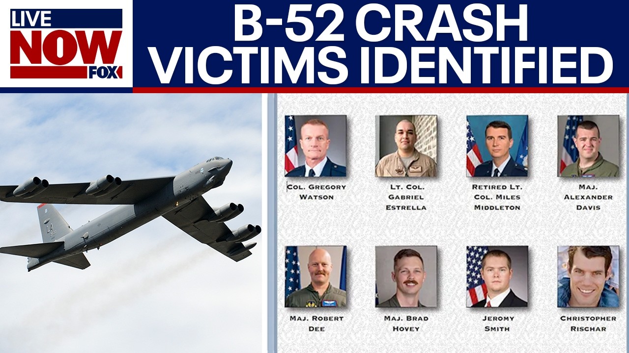 UPDATE: Eight victims identified in deadly B-52 crash in California