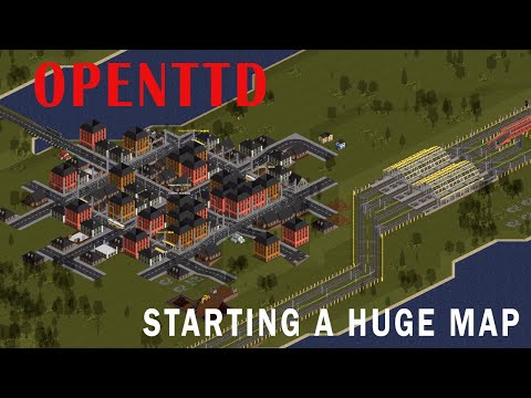 OpenTTD FIRS | S01E01 | Massive Steeltown journey begins!