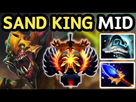 🔥 THE STRONGEST BURST HERO IN 2025 — SAND KING MID 💥 | DOTA 2 🔥