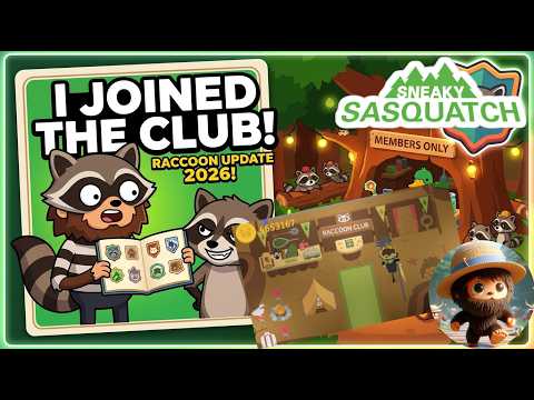 How to Unlock EVERY New Badge in the Raccoon Club Update! (Sneaky Sasquatch)