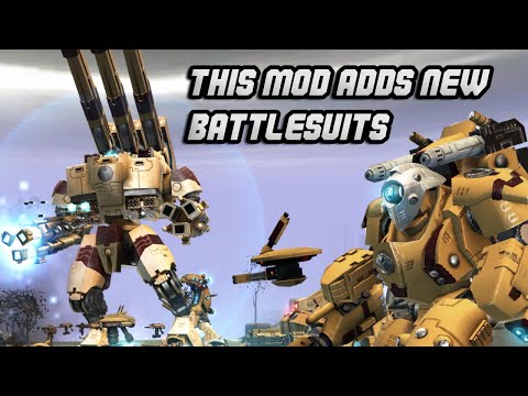 TAU BATTLESUITS vs Orks! - Unification Mod (Survival), Warhammer 40K: Dawn of War: Soulstorm