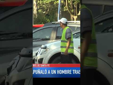 Un cuidacoches apuñaló a un hombre tras un cruce por dinero. Santa Fe. Intendente J P Poletti.