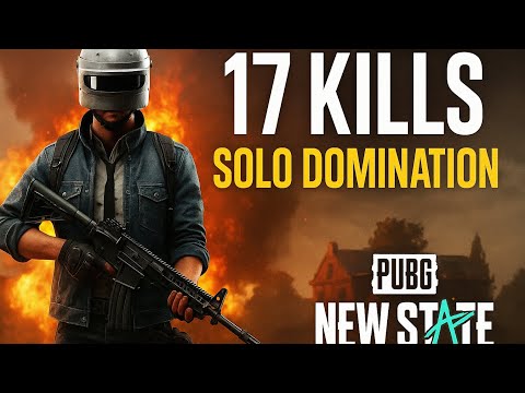 PUBG New State Solo Gameplay | Erangel Map | No Commentary, Pure Game Sound