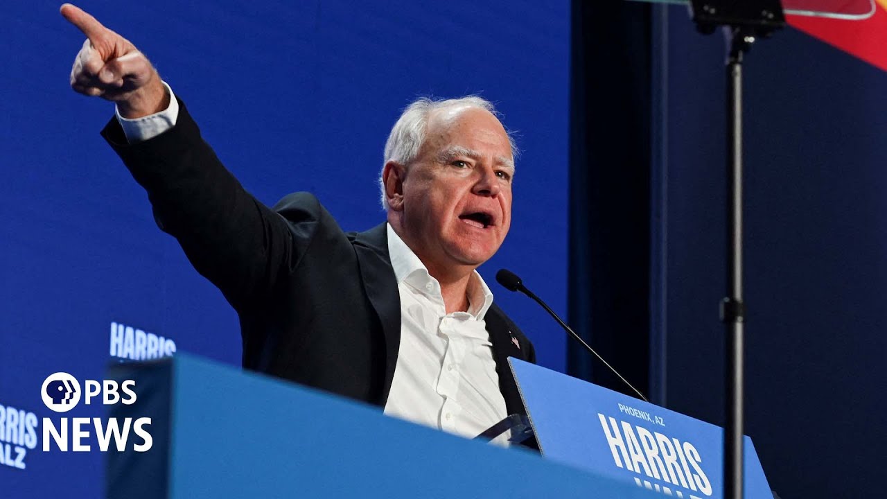 WATCH LIVE: Walz speaks at campaign rally in Flagstaff, Arizona