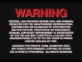 New Line Home Entertainment Warning Screen 1997 2006 VHS Version