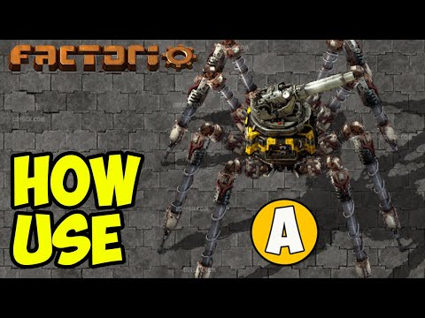 Factorio How to use SPIDERTRON (2025) | Factorio Spidertron
