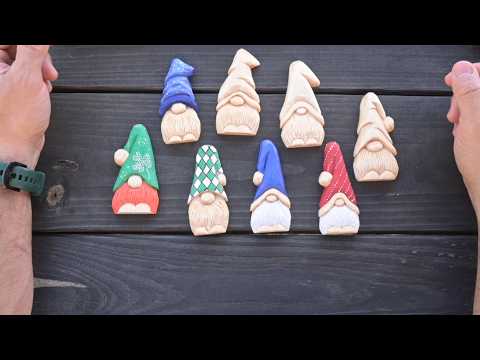 Easy Wooden Gnomes Carving Tutorial - How to Whittle a Wood Gnome