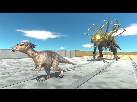 Escape from ALIEN HYBRID T-REX - Animal Revolt Battle Simulator