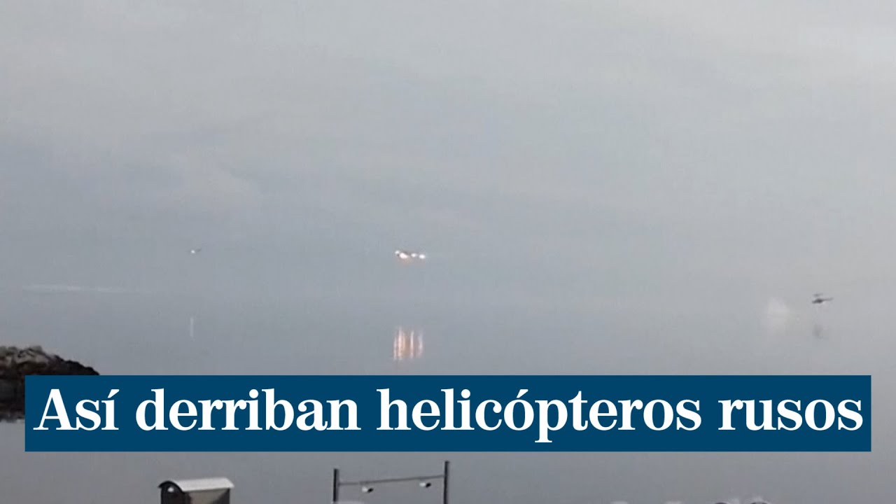 Así es como Ucrania derriba unos helicópteros rusos en Dnipro: ¡Sí, sí. Perros!