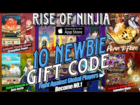 Rise of Ninjia Walkthrough Gameplay | 10 Newbie Gift Code/ All Active codes Naruto idle RPG (IOS)