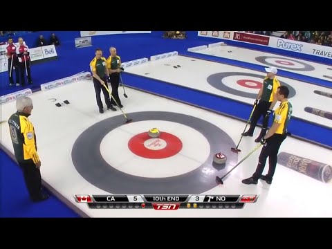 #brier2015 [F-10E] Jacobs (NO) uses Simmons (CA)'s own rocks to try to generate 3 for the win