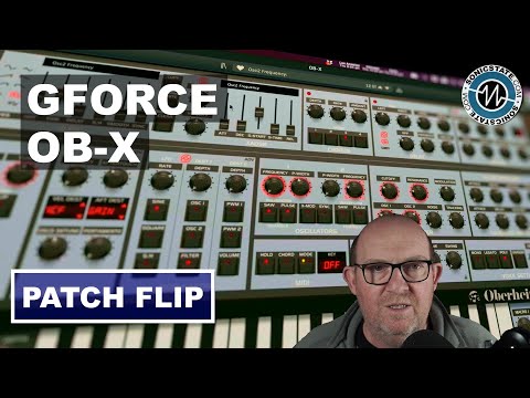 GForce Software OB-X Plug-in - Patch Flip Sonic LAB