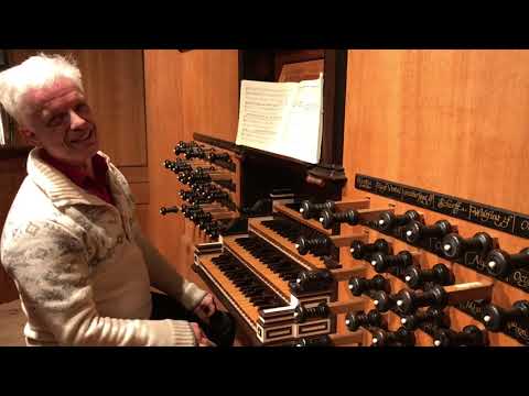 Hans Davidsson presenting M. Weckmann at the North German Baroque Organ in Örgryte New Church