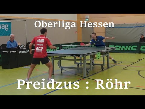 Oberliga Hessen | @tushornautischtennis1072  Röhr(2152TTR) : Preidzus(2124TTR)