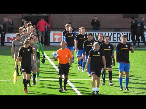 Voor aanvang VVA Achterberg - FC De Bilt.