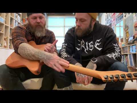 Halo Guitar Reviewed by Demon Hunter (Ryan's custom build)