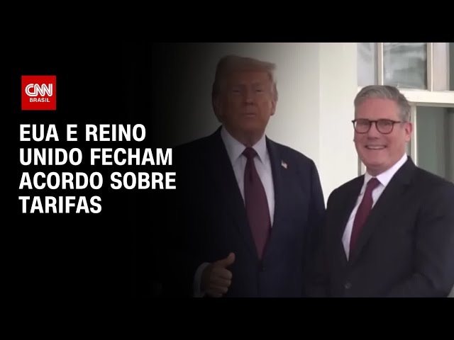 Trump confirma acordo comercial com Reino Unido | CNN PRIME TIME