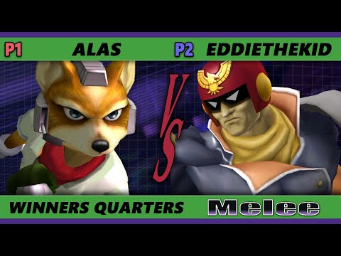 S@X 430 Winners Quarters - EddieTheKid (Captain Falcon) Vs. alas (Fox) Smash Melee - SSBM