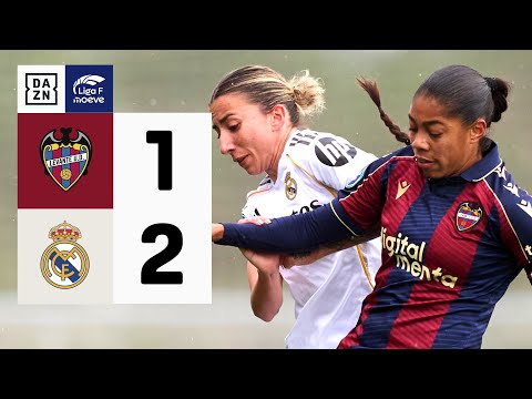 Levante UD vs Real Madrid CF (1-2) | Resumen y goles | Highlights Liga F