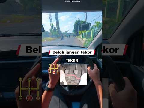 TEKOR = BAHAYA ‼️ Tutorial mobil manual saat belok