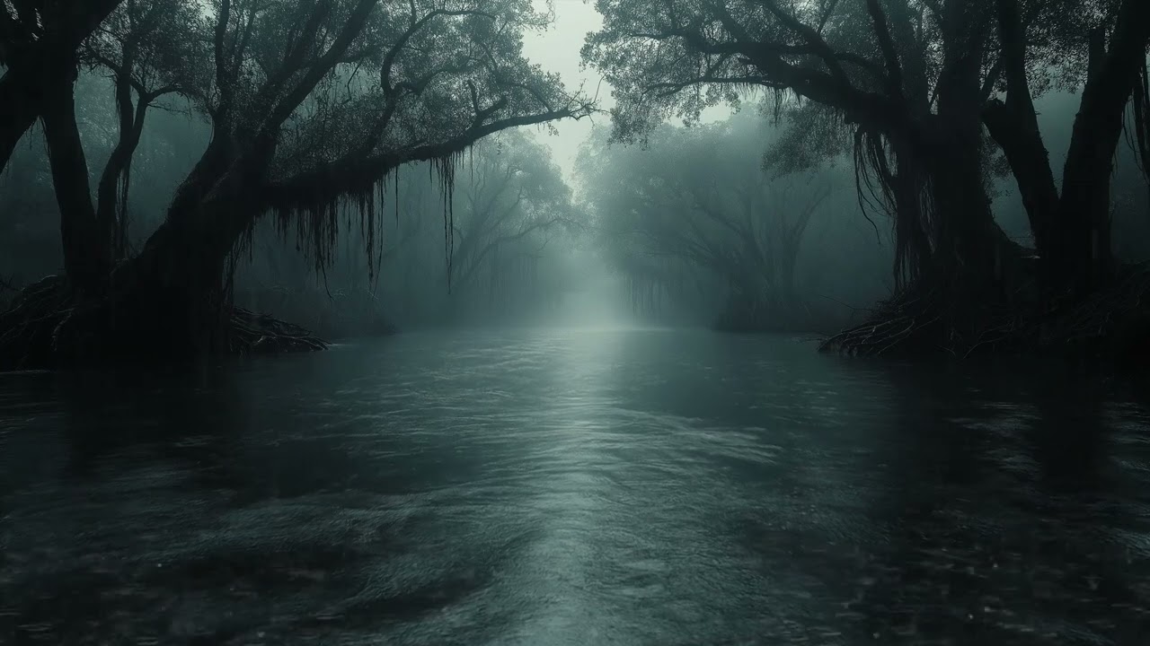 What Lurks in the Misty River of the Haunted Forest? | Horror Ambience | 3 HOURS