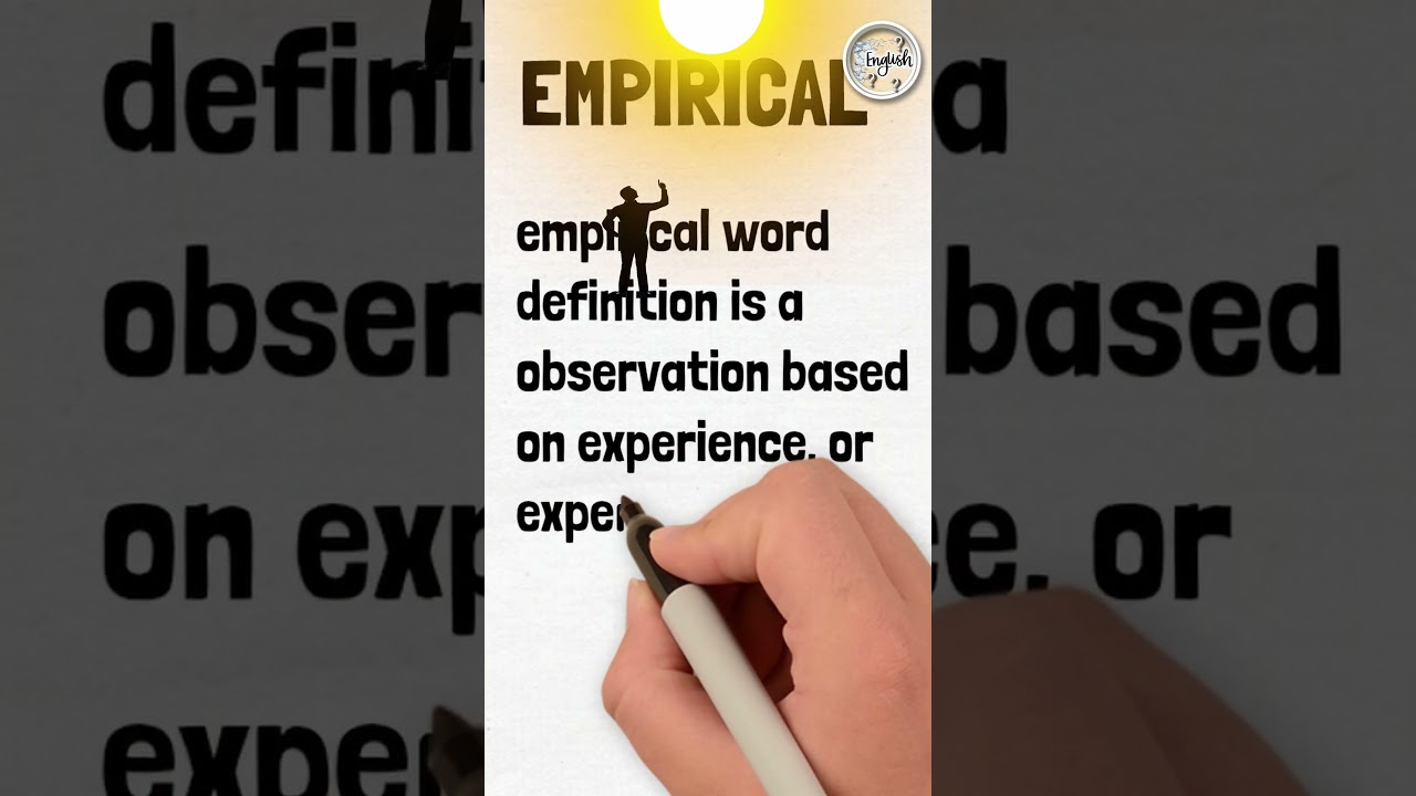 EMPIRICAL Word Definition?#animation #tranding #ytshorts