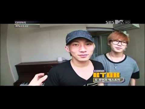 [HD] EunKwang&MinHyunk&IlHoon funny moment in MTV Diary EP11