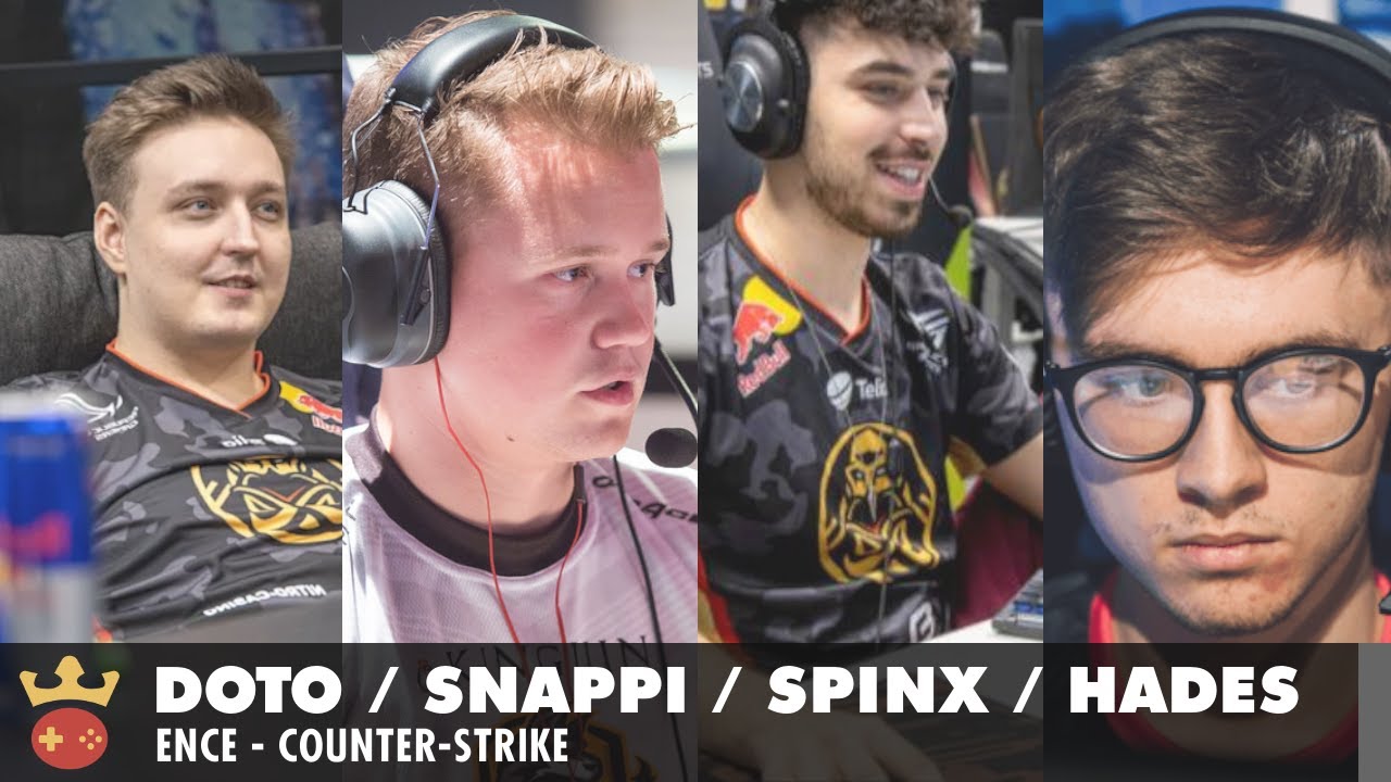 Video of Interview with doto, Snappi, Spinx, and hades from ENCE at ESL Pro League Season 14
