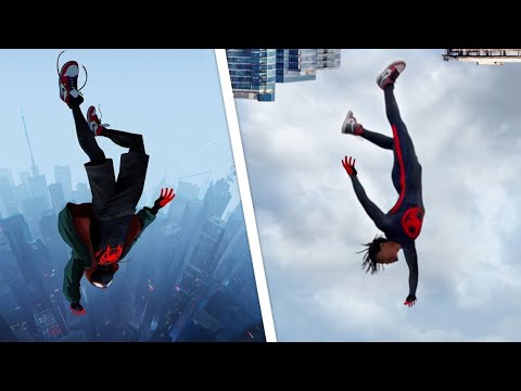 Miles Morales Stunts in Public! (Spider-Man)