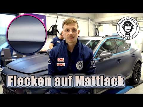 Was tun bei fleckigem Matt Lack ? | AUTOLACKAFFEN