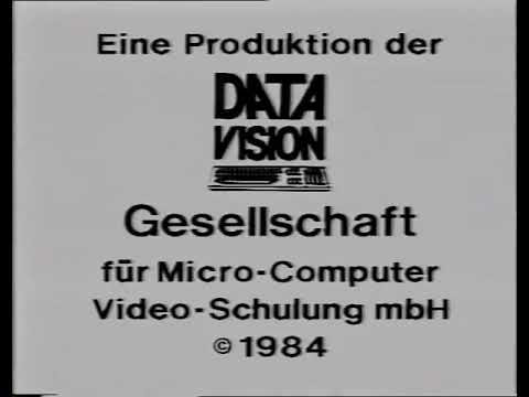 Commodore/Data Vision (Obscure German VHS ending logos) + Warning screen